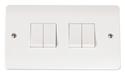 Scolmore CMA019 - 10AX 4 Gang 2 Way Plate Switch MODE Accessories Scolmore - Sparks Warehouse