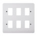 Scolmore CMA20506 - 6 Gang GridPro® Frontplate GridPro Scolmore - Sparks Warehouse