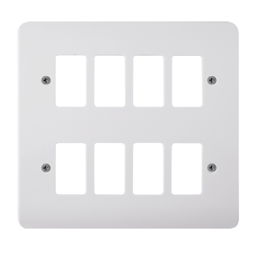 Scolmore CMA20508 - 8 Gang GridPro® Frontplate GridPro Scolmore - Sparks Warehouse