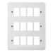 Scolmore CMA20512 - 12 Gang GridPro® Frontplate GridPro Scolmore - Sparks Warehouse