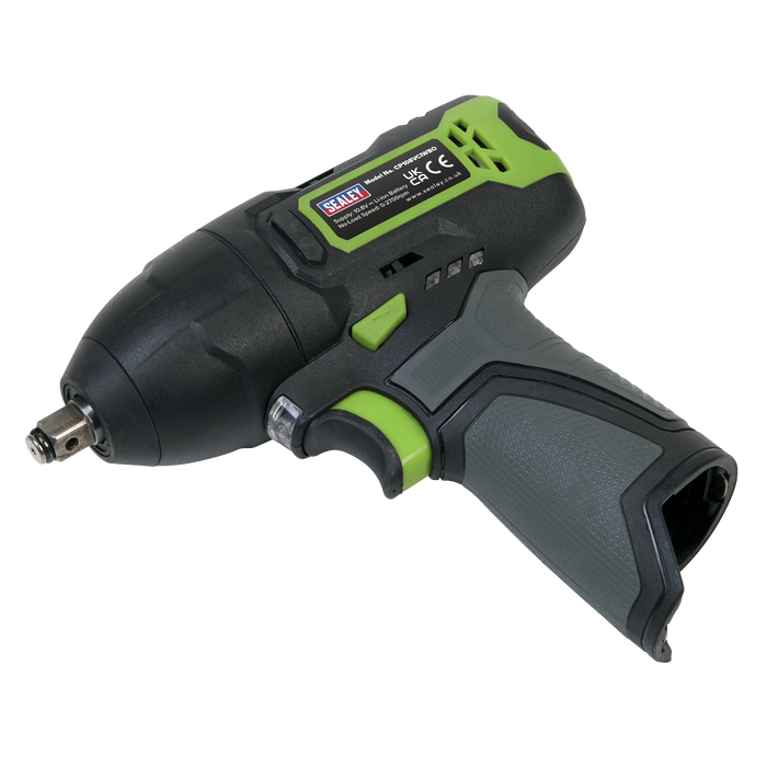 Sealey - CP108VCIWBO 10.8V 3/8Sq Drive Cordless Impact Wrench - Body Only Electric Power Tools Sealey - Sparks Warehouse