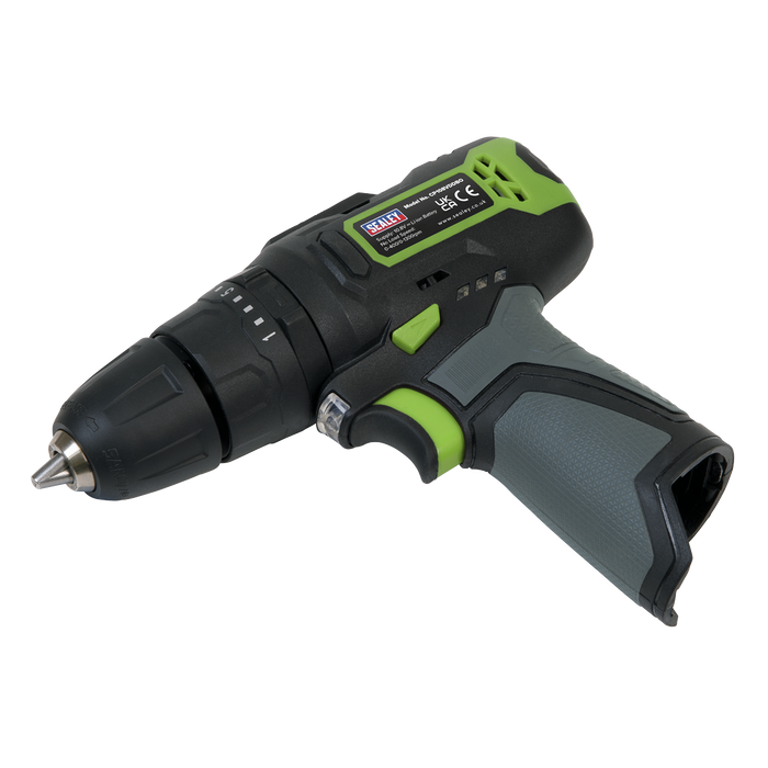 Sealey - CP108VDDBO 10.8V Ø10mm Cordless Hammer Drill/Driver - Body Only Electric Power Tools Sealey - Sparks Warehouse
