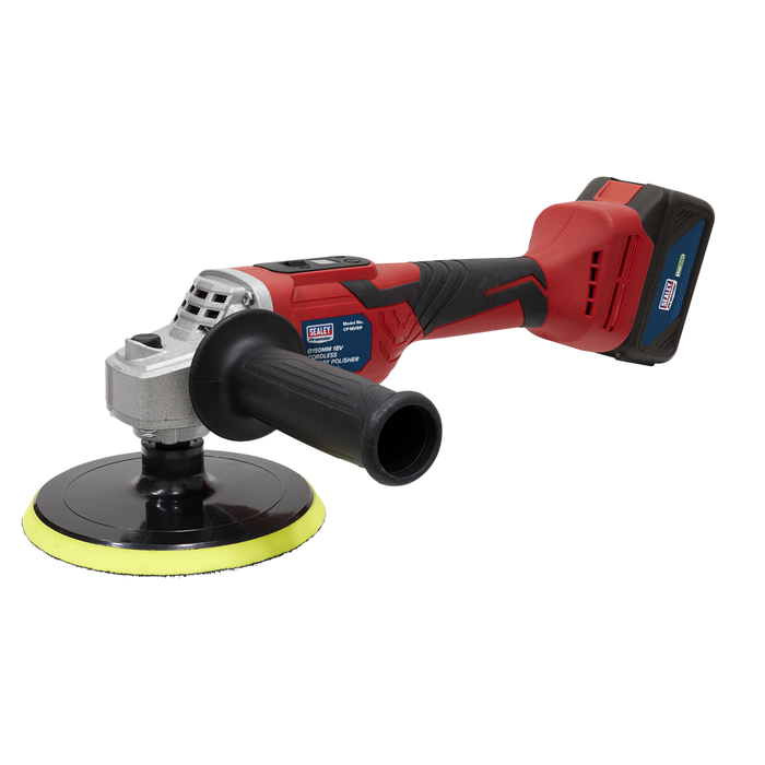 Sealey - CP18VRP Cordless Rotary Polisher Ø150mm 18V Li-ion Electric Power Tools Sealey - Sparks Warehouse