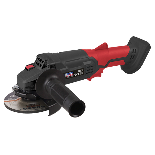 Sealey - CP20VAGB 20V Ø115mm Cordless Angle Grinder - Body Only Electric Power Tools Sealey - Sparks Warehouse