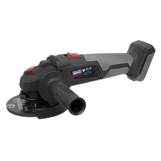 Sealey - CP20VAGX Brushless Angle Grinder Ø115mm 20V - Body Only Electric Power Tools Sealey - Sparks Warehouse