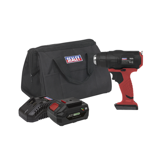 Sealey - CP20VHGKIT Cordless Hot Air Gun Kit 20V Electric Power Tools Sealey - Sparks Warehouse