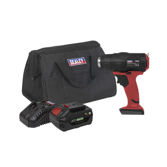 Sealey - CP20VHGKIT Cordless Hot Air Gun Kit 20V Electric Power Tools Sealey - Sparks Warehouse