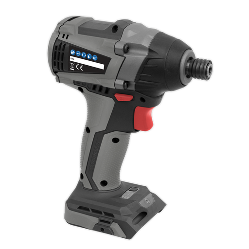 Sealey - CP20VIDX Brushless Impact Driver 20V 1/4" Hex 200Nm - Body Only Electric Power Tools Sealey - Sparks Warehouse