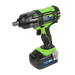 Sealey - CP400LIHV Cordless Impact Wrench 18V 3Ah Li-ion 1/2"Sq Drive Hi-Vis Electric Power Tools Sealey - Sparks Warehouse