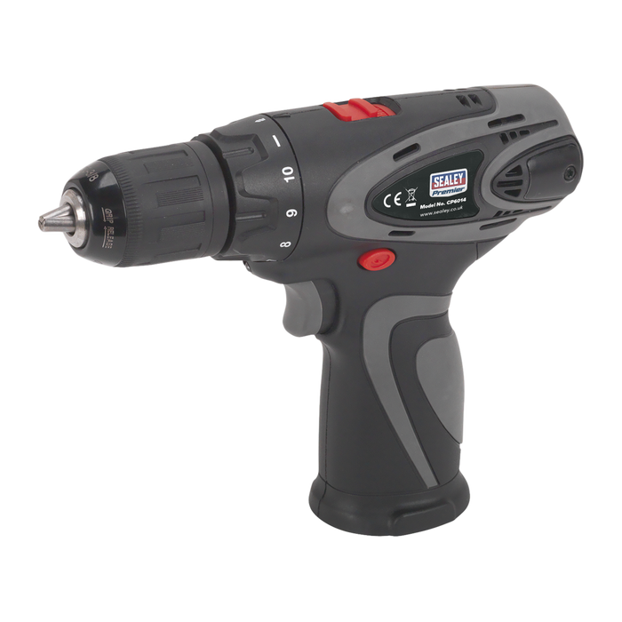 Sealey - CP6014 Drill/Driver Ø10mm 2-Speed 14.4V Li-ion - Body Only Electric Power Tools Sealey - Sparks Warehouse