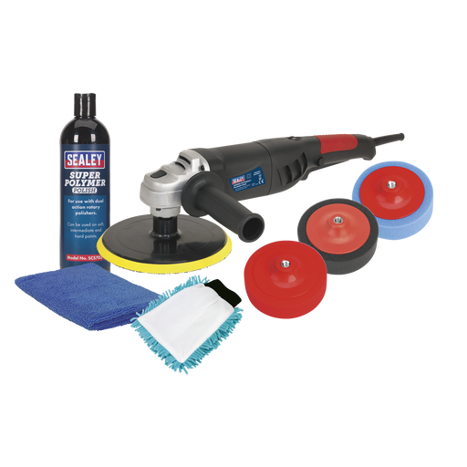 Sealey - Ø180mm Pro Electric Polisher Kit 1100W/230V Electric Power Tools Sealey - Sparks Warehouse