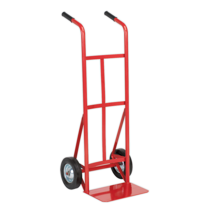 Sealey - CST983 Sack Truck with Solid Tyres 150kg Capacity Janitorial / Garden & Leisure Sealey - Sparks Warehouse