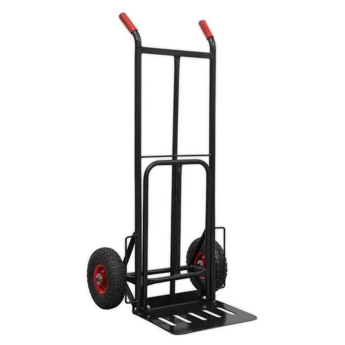 Sealey - CST990HD Heavy-Duty Sack Truck with PU Tyres 300kg Capacity Janitorial, Material Handling & Leisure Sealey - Sparks Warehouse
