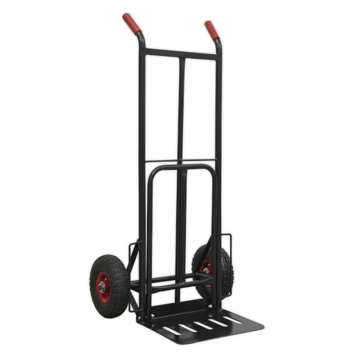 Sealey - CST990HD Heavy-Duty Sack Truck with PU Tyres 300kg Capacity Janitorial, Material Handling & Leisure Sealey - Sparks Warehouse