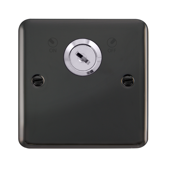 Scolmore DPMB660 Click Deco Plus Black Nickel 20a Dp Lockable Switch Deco+ Bn