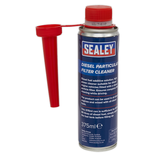 Sealey - DPFPC375 Diesel Particulate Filter Cleaner 375ml Consumables Sealey - Sparks Warehouse