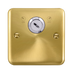 Scolmore DPSB660 Deco Plus Satin Brass 20a Dp Lockable Switch Deco+ Sb  Scolmore - Sparks Warehouse