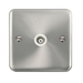 Scolmore DPSC158WH - Single Isolated Coaxial Outlet - White Deco Plus Scolmore - Sparks Warehouse