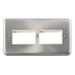 Scolmore DPSC406WH - 2 Gang Plate - 2 x 3 Apertures - White Deco Plus Scolmore - Sparks Warehouse