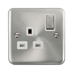 Scolmore DPSC535WH - 13A Ingot 1 Gang DP Switched Socket - White Deco Plus Scolmore - Sparks Warehouse