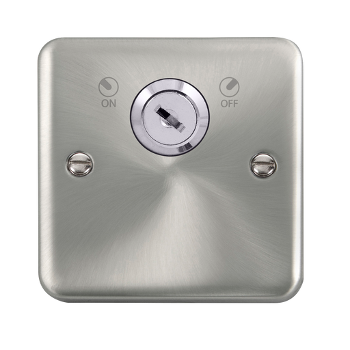 Scolmore DPSC660 Deco Plus Satin Chrome 20a Dp Lockable Switch Deco+ Sc  Scolmore - Sparks Warehouse