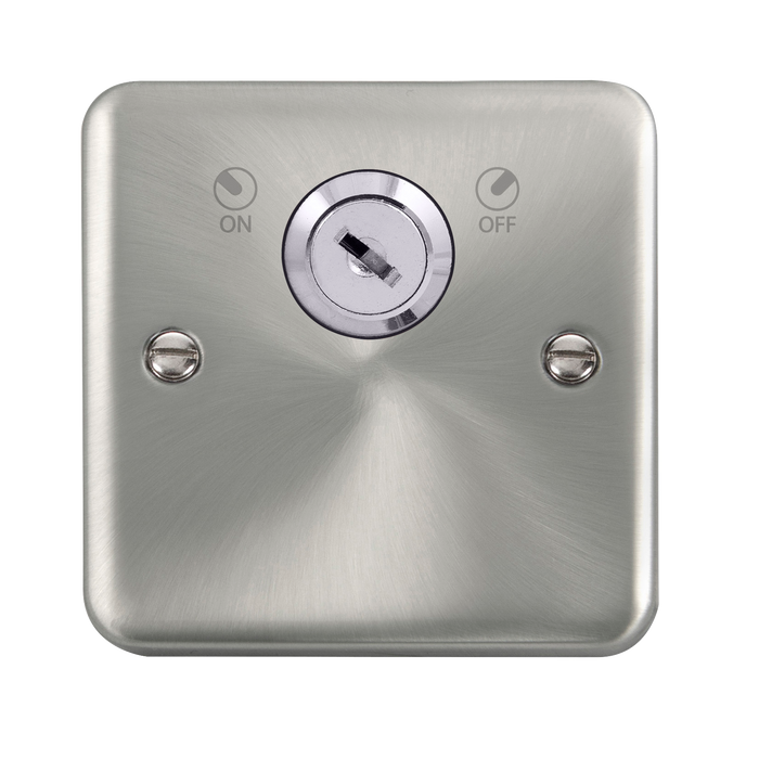 Scolmore DPSC660 Deco Plus Satin Chrome 20a Dp Lockable Switch Deco+ Sc  Scolmore - Sparks Warehouse