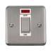 Scolmore DPSS501WH - 45A Ingot 1 Gang DP Switch With Neon - White Deco Plus Scolmore - Sparks Warehouse