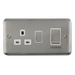 Scolmore DPSS504WH - 45A Ingot 2 Gang DP Switch With 13A DP Switched Socket - White Deco Plus Scolmore - Sparks Warehouse