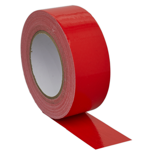 Sealey - DTR Duct Tape 50mm x 50m Red Consumables Sealey - Sparks Warehouse