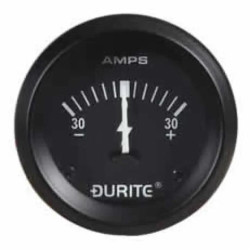 DURITE - Ammeter Illuminated 52mm 30-0-30 amp Bx1