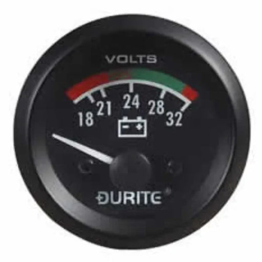 DURITE - Voltmeter Illuminated 52mm 24 volt Bx1