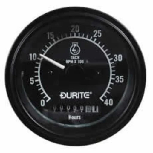DURITE - Tachometer Alternator Pick-up 0-4000rpm Hour Meter