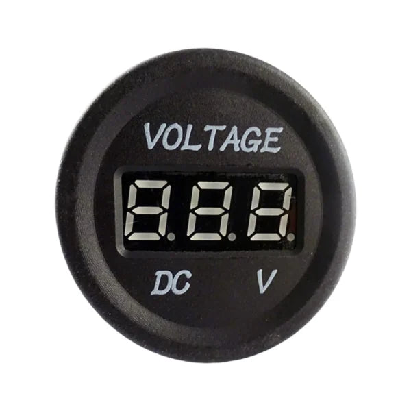DURITE - Voltmeter Illuminated for 28mm panel 12/24 volt Bx