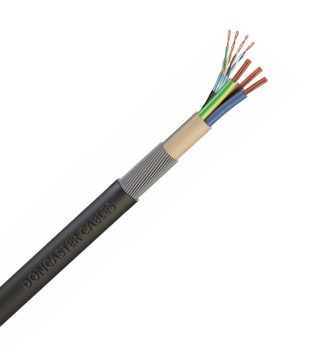 Doncaster EV-Ultra 3 Core 6mm² Power + CAT5 PVC Cable - 20m Reel