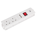 Sealey - EL32USBW Extension Cable 3m 2 x 230V + 2 x USB Sockets - White Lighting & Power Sealey - Sparks Warehouse