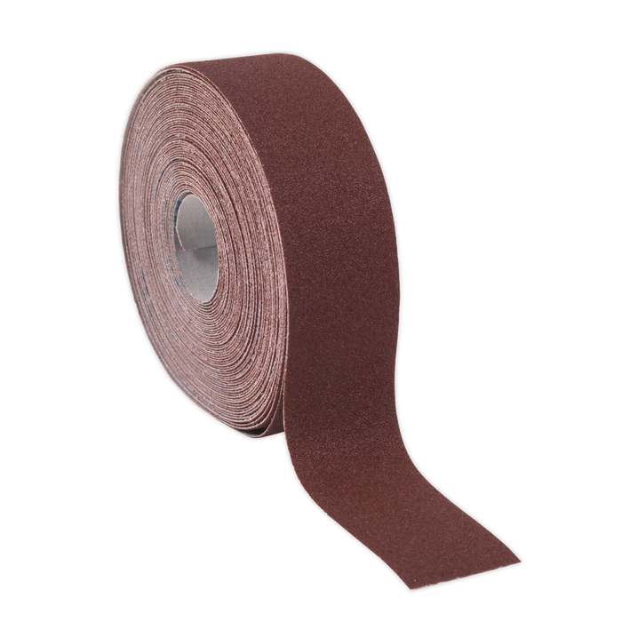 Sealey - ERB5050120 Emery Roll Brown 50mm x 50m 120Grit Consumables Sealey - Sparks Warehouse