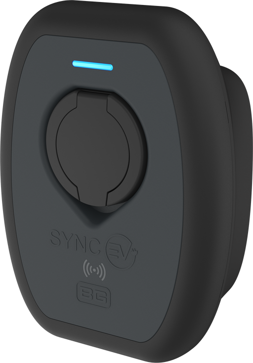SyncEV BG socketed 7.4kW wall charger with WiFi, GSM and RFID and Smart! functionality EV Charging Sync EV - Sparks Warehouse