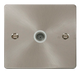 Scolmore FPBS065WH Define Brushed Stainless Flat Plate Single Coaxial Socket  Scolmore - Sparks Warehouse