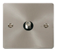 Scolmore FPBS156BK Define Brushed Stainless Flat Pl 1g Sat.skt  Scolmore - Sparks Warehouse