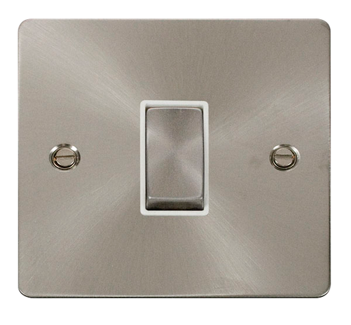 Scolmore FPBS425WH Define Brushed Stainless Flat Plate Ingot 10a 1g Intermediate Sw  Scolmore - Sparks Warehouse