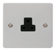 Scolmore FPCH039BK Define Polished Chrome Flat Plate 2a Round Pin Socket Outlet  Scolmore - Sparks Warehouse