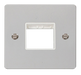 Scolmore FPCH402WH Minigrid 1-6 Gang Plates Twin Switch Plate1 Gang Aperture  Scolmore - Sparks Warehouse