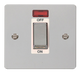 Scolmore FPCH501WH Define Polished Chrome Ingot 1g 45a Dp Switch Neon Wh  Scolmore - Sparks Warehouse