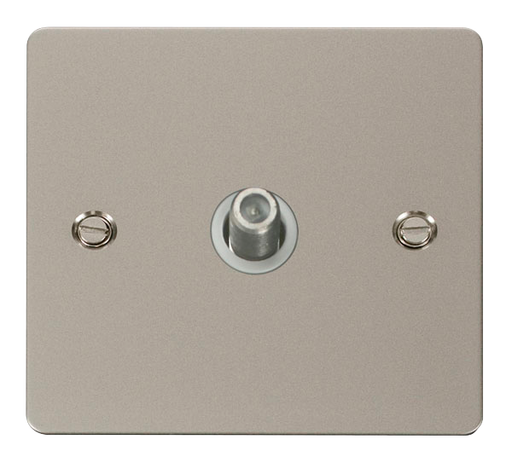 Scolmore FPPN156WH Define Pearl Nickel Flat Pl 1g Sat.skt  Scolmore - Sparks Warehouse