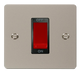 Scolmore FPPN200BK Define Pearl Nickel Flat Plate 1gang 45a Dp Switch  Scolmore - Sparks Warehouse