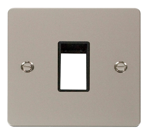 Scolmore FPPN401BK Minigrid 1-6 Gang Plates Single Switch Plate1 Gang Aperture  Scolmore - Sparks Warehouse