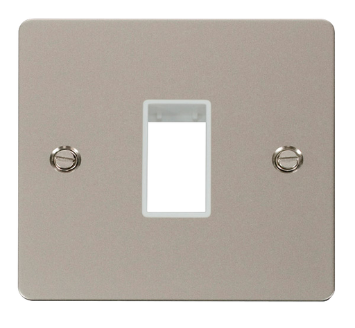 Scolmore FPPN401WH Minigrid 1-6 Gang Plates Single Switch Plate1 Gang Aperture  Scolmore - Sparks Warehouse