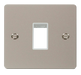 Scolmore FPPN401WH Minigrid 1-6 Gang Plates Single Switch Plate1 Gang Aperture  Scolmore - Sparks Warehouse