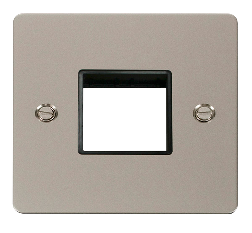 Scolmore FPPN402BK Minigrid 1-6 Gang Plates Twin Switch Plate1 Gang Aperture  Scolmore - Sparks Warehouse