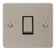 Scolmore FPPN411BK Define Pearl Nickel Flat Plate Ingot 10a 1gang 2way Switch  Scolmore - Sparks Warehouse